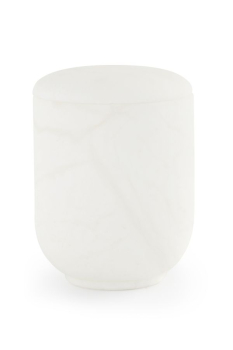 Preview: Tierurne Alabaster weiß