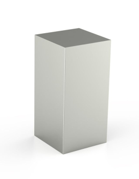 Preview: Tierurne Block aus Edelstahl, versch. Größen