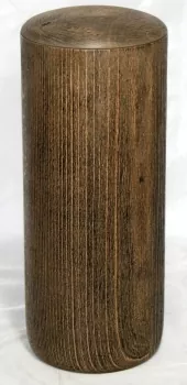 Unikat Tierurne Holz Buche 3,0 Liter, Ansicht seitlich