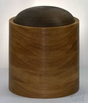 Tierurne Holz Unikat 3,5 Liter