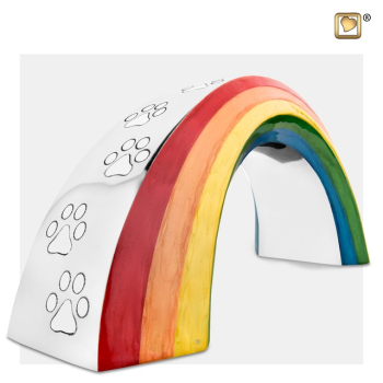 Preview: Tierurne Regenbogenbrücke, Handarbeit, versch. Größen Preview: Tierurne Regenbogenbrücke, Handarbeit, versch. Größen