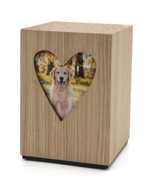 Preview: Tierurne Adhara mit Ausschnitt Herz