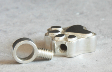 Preview: Ascheschmuck-Kette Cuno Verschluss geöffnet