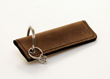 Preview: Ascheschlüsselanhänger Escon camel