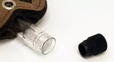 Ascheschlüsselanhänger Cuno Kapsel und Verschlusstechnik