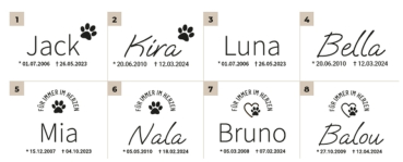 Preview: Gravur-Design-Übersicht