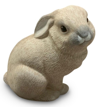 Preview: Tierurne Kaninchen hellbraun