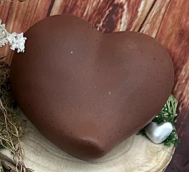 Herz braun 0,45 Liter