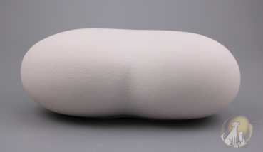 Preview: Tierurne Herz Feinsteinzeug Seitenansicht hinten