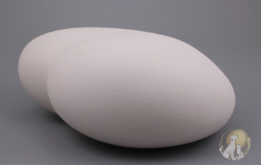 Preview: Tierurne Herz Feinsteinzeug Seitenansicht