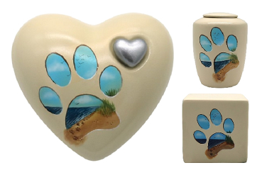 Preview: Tierurne Pfötchenparadies, Keramik, versch. Formen und Größen