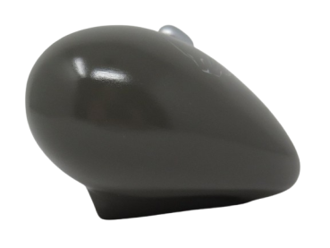 Preview: Tierurne Träumende Katze in dunkelgrau Seitenansicht