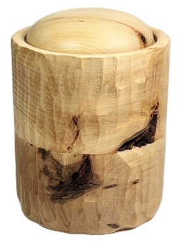 Preview: Unikat-Tierurne Holz Modell 2434