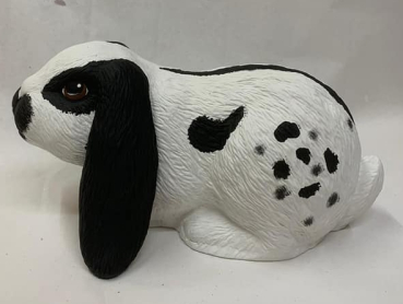 Preview: Tierurne Kaninchen bemalt nach Fotovorlage