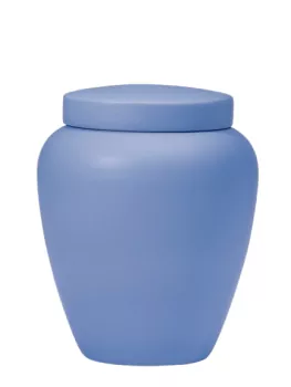 Tierurne Keramik atlantikblau matt