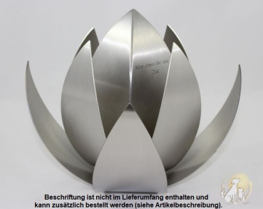 Preview: Beispiel einer Gravur mit Namen und Spruch