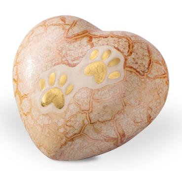 Preview: Design-Herzurne creme