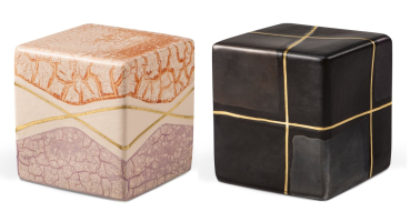 Preview: Design-Würfelurne, versch. Farben und Größen