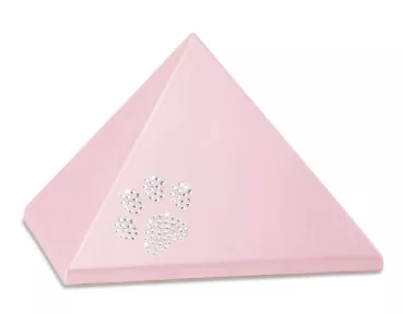 Pyramide Kristall-Pfote rosé