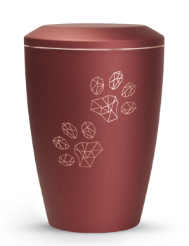 Preview: Tierurne Edition Karat rubin Motiv Pfoten