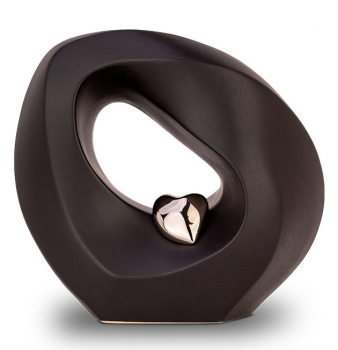 Preview: Tierurne Gedenken in schwarz 4,0 Liter