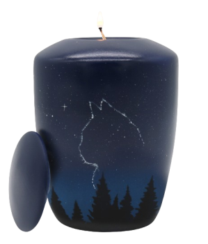 Preview: Tierurne Sternenkatze Gedenklicht