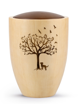 Preview: Holztierurne Timber, versch. Motive und Größen