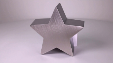 Preview: Produktvideo Tierurne Stern aus Edelstahl 0,2 Liter