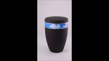 Produktvideo Tierurne Zierband Pfote im Himmel 2,0 Liter anthrazit
