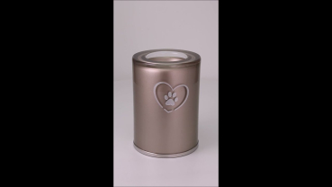 Preview: Produktvideo Tierurne aus Glas champagner 0,4 Liter