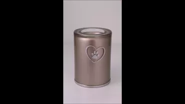 Produktvideo Tierurne aus Glas champagner 0,4 Liter