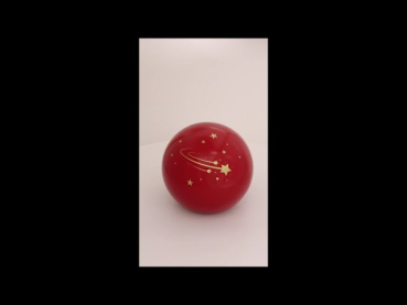 Preview: Produktvideo Kugelurne Sternschnuppe 2,2 Liter kadmiumrot