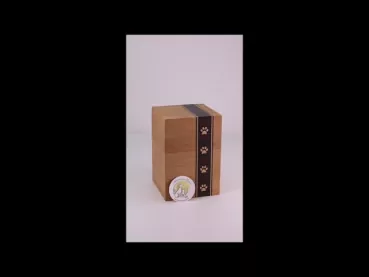 Produktvideo Holzurne QUBUS Bambus 0,5 Liter