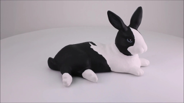 Preview: Produktvideo Tierurne Kaninchen nach Fotovorlage