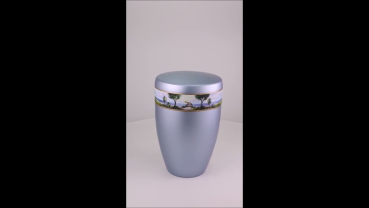 Preview: Produktvideo Tierurne Dekorband Regenbogenbrücke, Farbe: blau