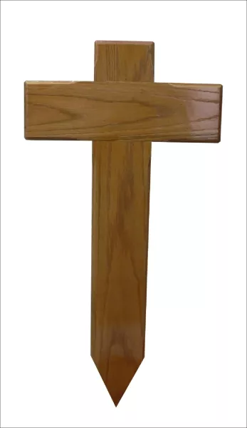 Holzgrabkreuz naturfarben 80 x 40cm