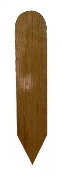 Einfache Gedenktafel Grabtafel Holz naturfarben 60 x 12cm