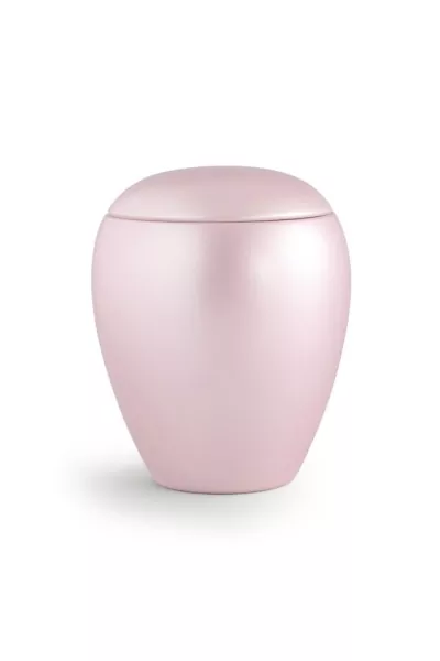 Tierurne Keramik Crystal perlmutt rosé