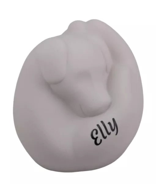 Beispiel einer Folienbeschriftung Name Elly in schwarz auf Art.Nr. 830008