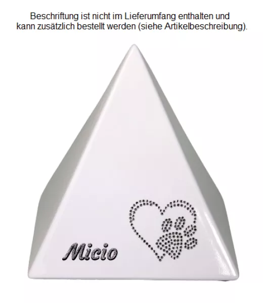 Beispiel Folienbeschriftung Glitzer-Schatteneffekt silberfarben, Schatten schwarz