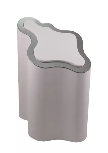 Tierurne Himmelswoge in weiß, Ansicht von vorne