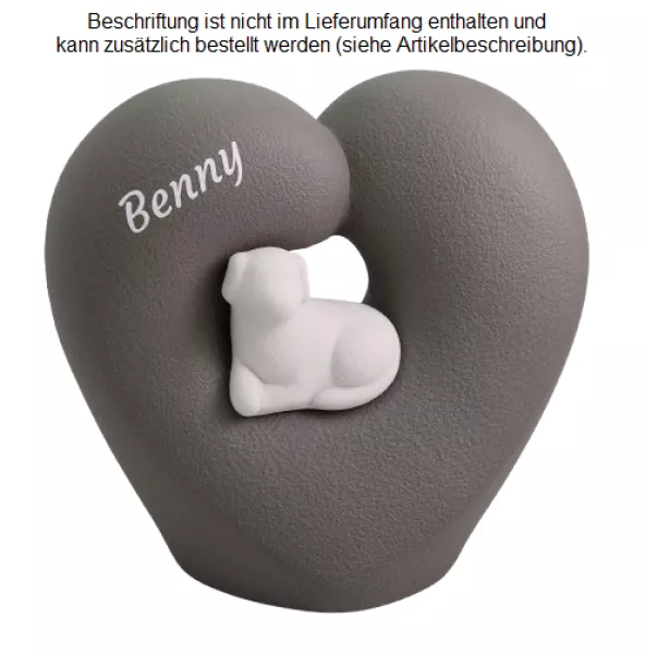 Beispiel einer Folienbeschriftung in weiß
