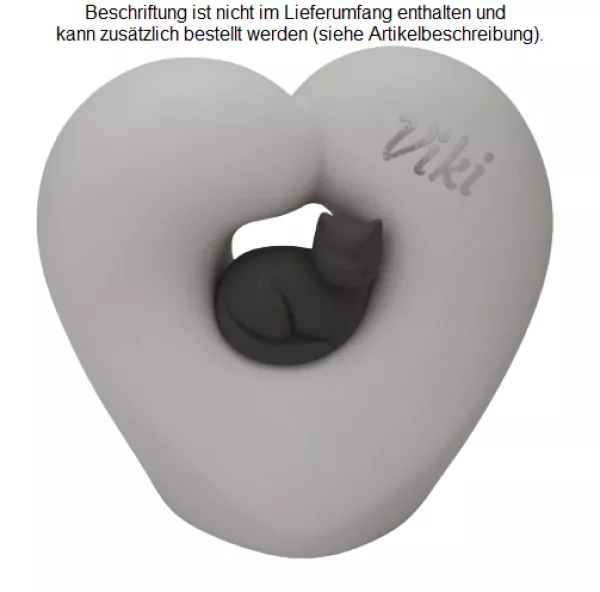 Beispiel einer Folienbeschriftung mit Namen in silberfarben Beispiel einer Folienbeschriftung mit Namen in silberfarben