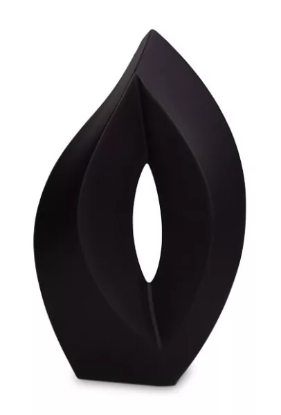 Keramikurne Venezia schwarz 3,7 Liter