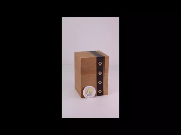 Produktvideo Holzurne QUBUS Bambus 0,5 Liter